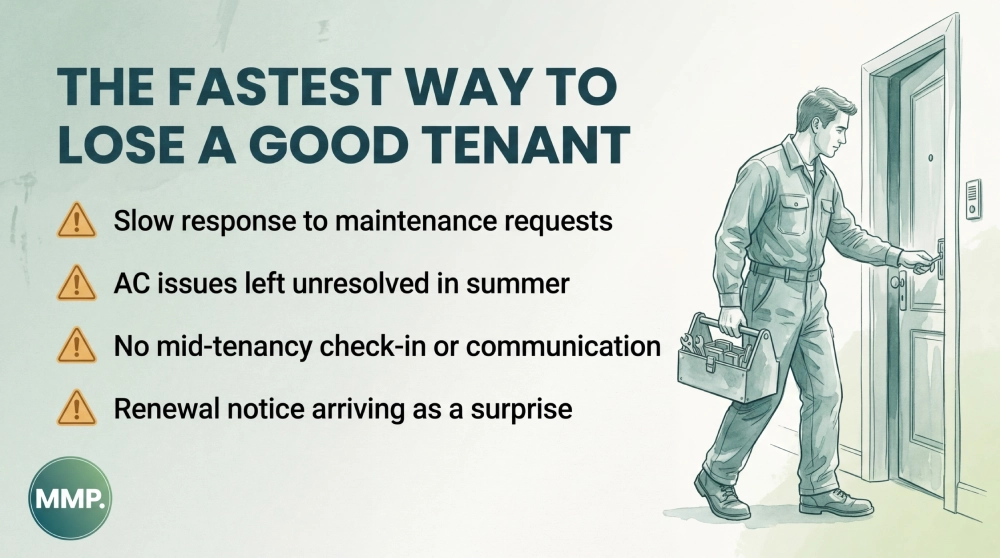 Dubai landlord maintenance response tenant retention 2026
